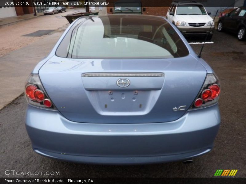Wave Line Blue Pearl / Dark Charcoal Gray 2008 Scion tC