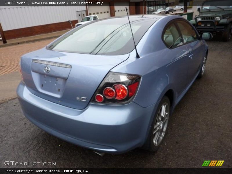 Wave Line Blue Pearl / Dark Charcoal Gray 2008 Scion tC