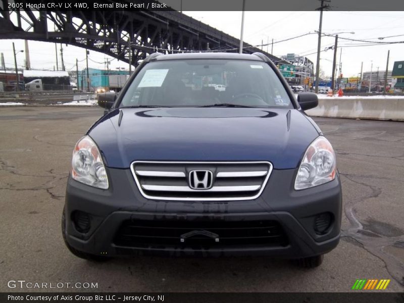 Eternal Blue Pearl / Black 2005 Honda CR-V LX 4WD