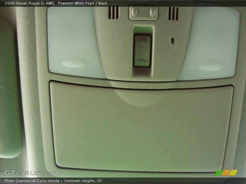 Phantom White Pearl / Black 2008 Nissan Rogue SL AWD