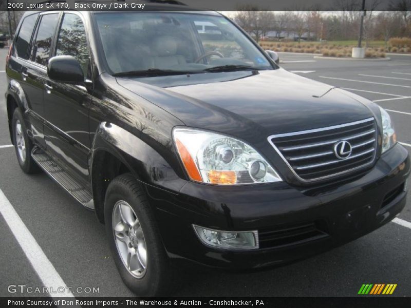 Black Onyx / Dark Gray 2005 Lexus GX 470