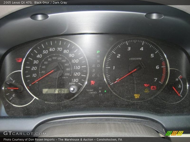 Black Onyx / Dark Gray 2005 Lexus GX 470