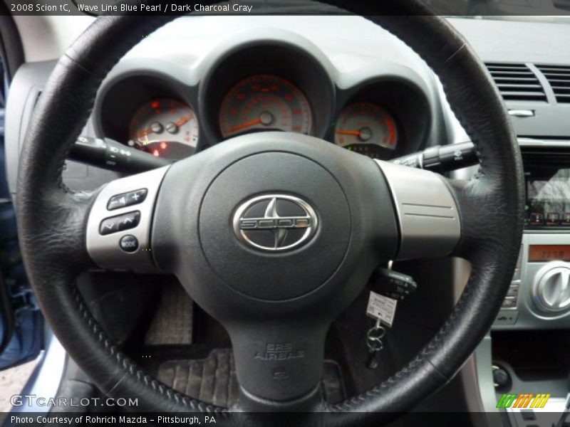Wave Line Blue Pearl / Dark Charcoal Gray 2008 Scion tC