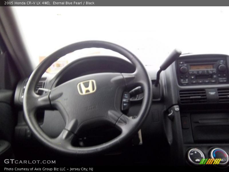 Eternal Blue Pearl / Black 2005 Honda CR-V LX 4WD