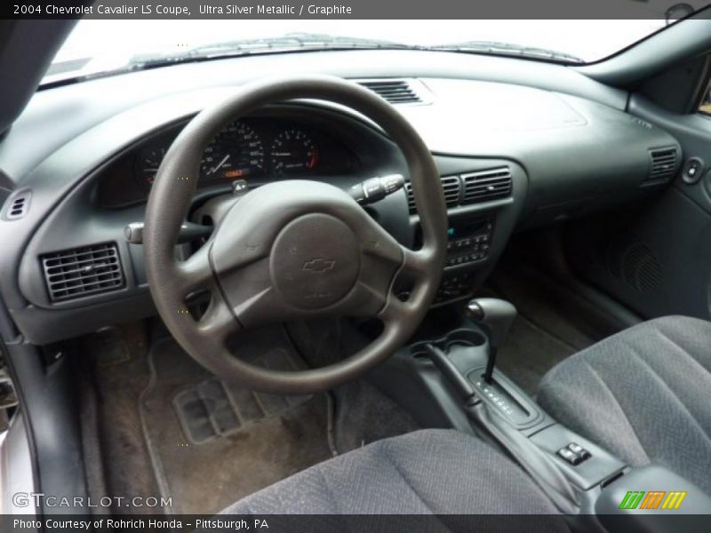 Graphite Interior - 2004 Cavalier LS Coupe 