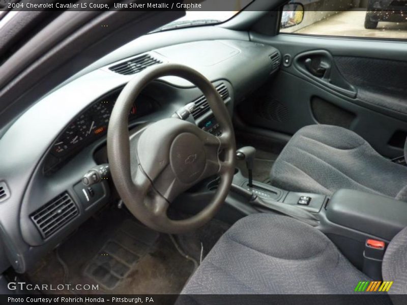 Ultra Silver Metallic / Graphite 2004 Chevrolet Cavalier LS Coupe