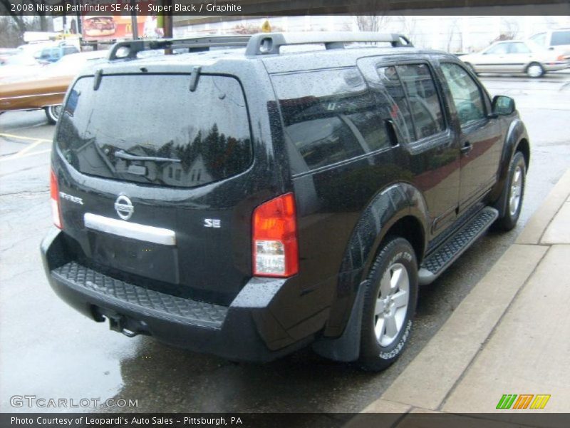 Super Black / Graphite 2008 Nissan Pathfinder SE 4x4