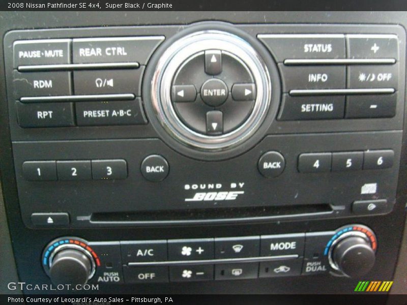 Super Black / Graphite 2008 Nissan Pathfinder SE 4x4