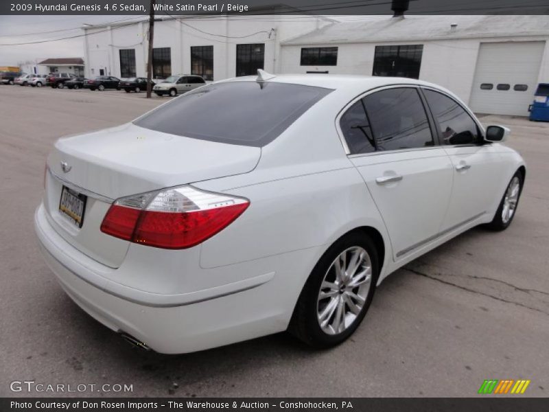  2009 Genesis 4.6 Sedan White Satin Pearl