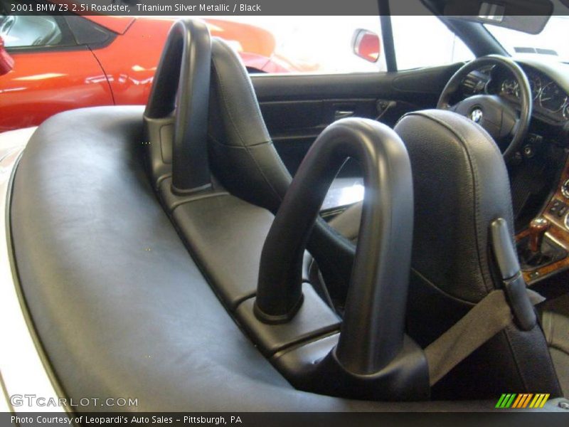 Titanium Silver Metallic / Black 2001 BMW Z3 2.5i Roadster