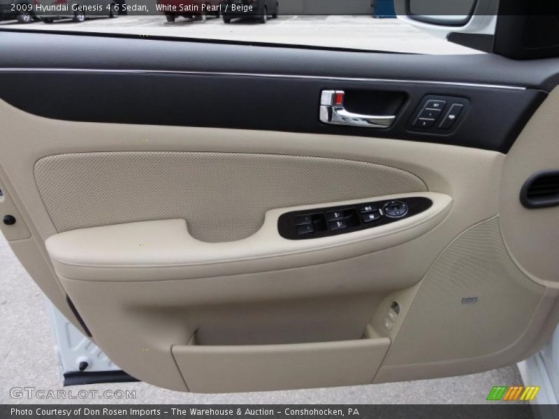 Door Panel of 2009 Genesis 4.6 Sedan