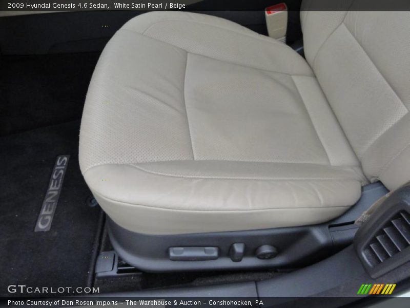  2009 Genesis 4.6 Sedan Beige Interior