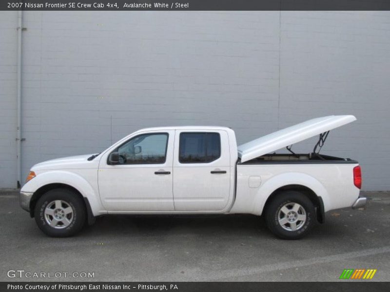 Avalanche White / Steel 2007 Nissan Frontier SE Crew Cab 4x4