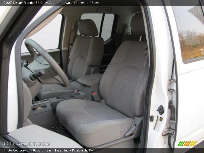  2007 Frontier SE Crew Cab 4x4 Steel Interior