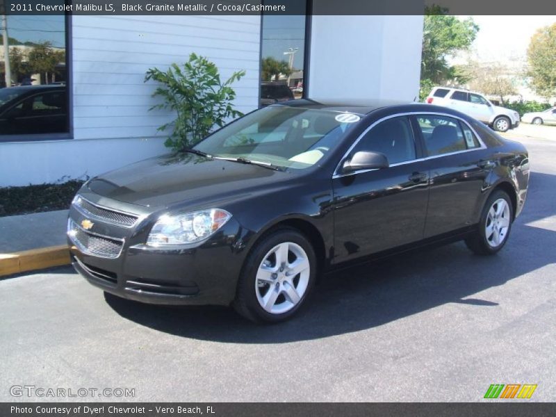 Black Granite Metallic / Cocoa/Cashmere 2011 Chevrolet Malibu LS