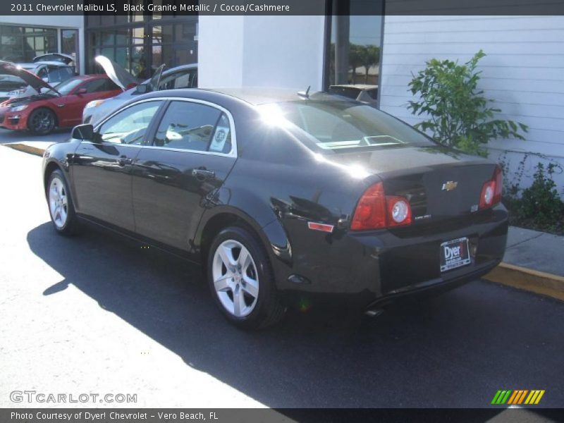 Black Granite Metallic / Cocoa/Cashmere 2011 Chevrolet Malibu LS