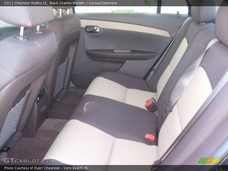 Black Granite Metallic / Cocoa/Cashmere 2011 Chevrolet Malibu LS