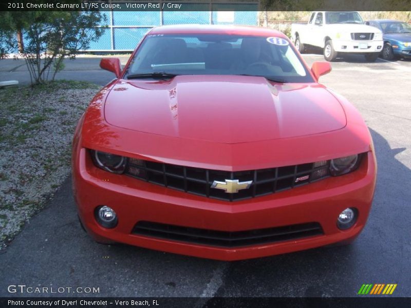 Victory Red / Gray 2011 Chevrolet Camaro LT/RS Coupe