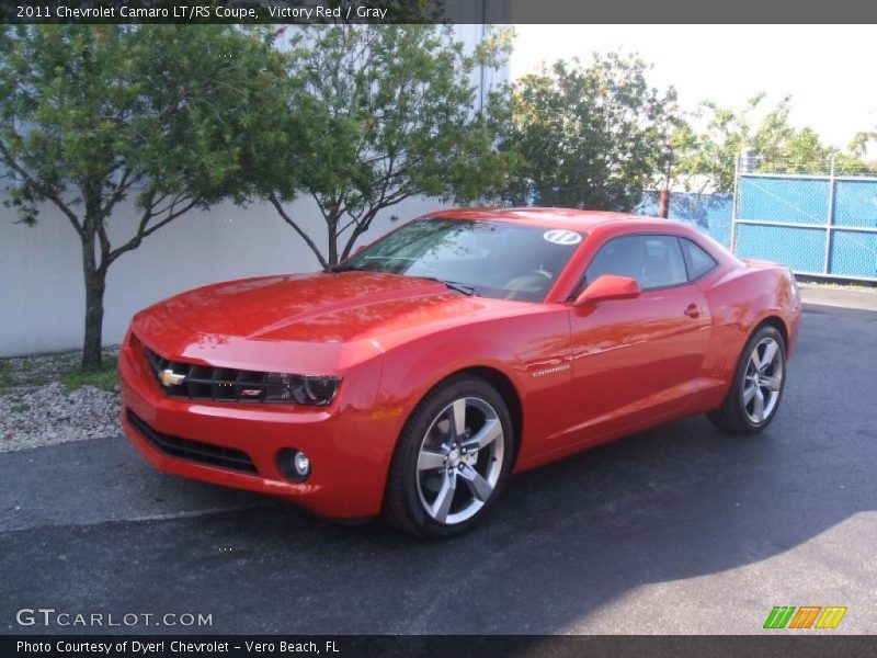 Victory Red / Gray 2011 Chevrolet Camaro LT/RS Coupe