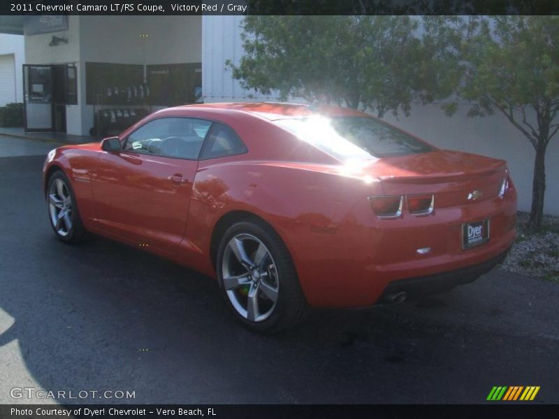Victory Red / Gray 2011 Chevrolet Camaro LT/RS Coupe