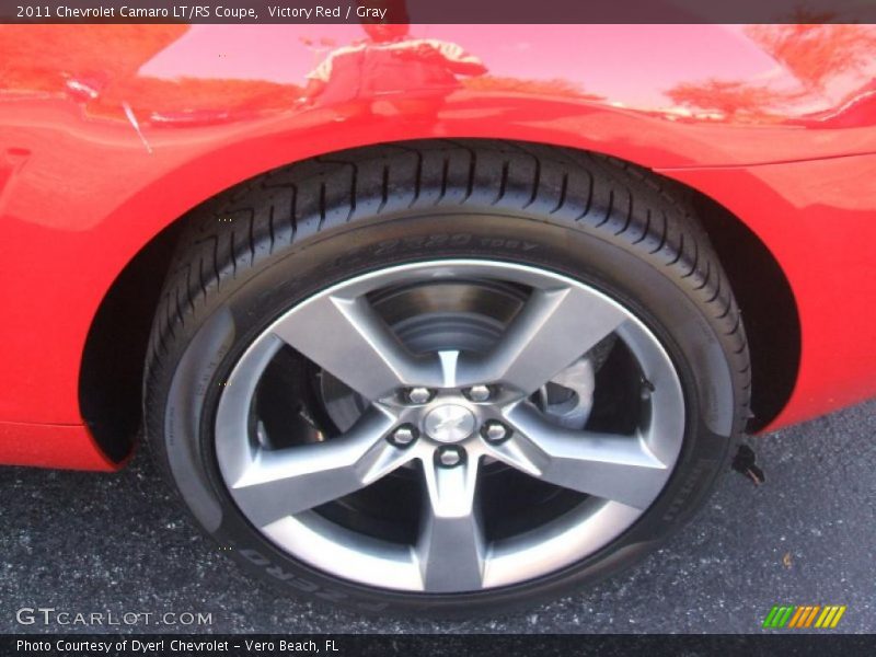 Victory Red / Gray 2011 Chevrolet Camaro LT/RS Coupe