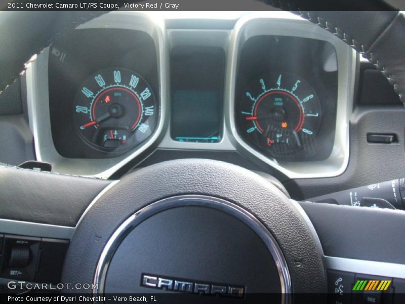 Victory Red / Gray 2011 Chevrolet Camaro LT/RS Coupe