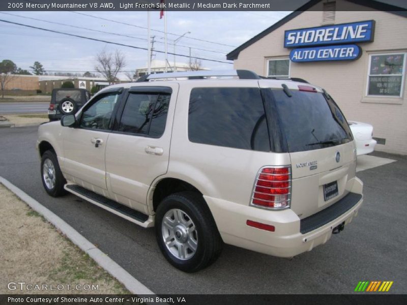 Light French Silk Metallic / Medium Dark Parchment 2005 Mercury Mountaineer V8 AWD