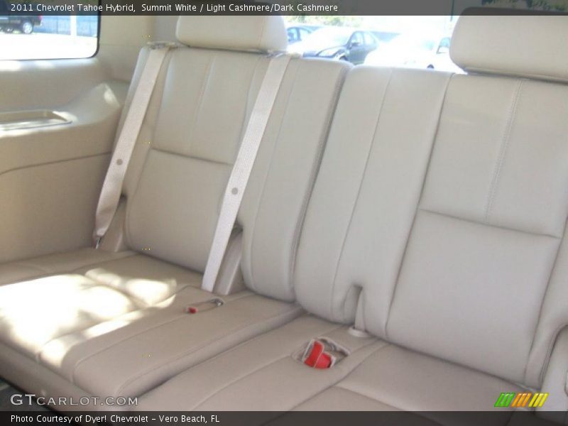 Summit White / Light Cashmere/Dark Cashmere 2011 Chevrolet Tahoe Hybrid