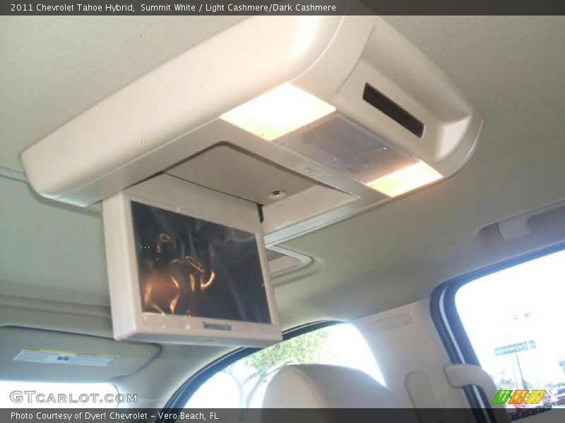 Summit White / Light Cashmere/Dark Cashmere 2011 Chevrolet Tahoe Hybrid