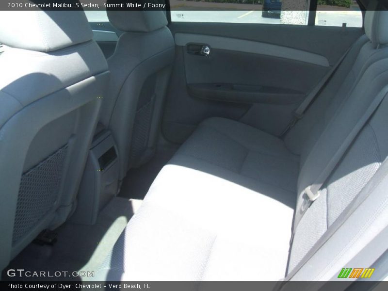 Summit White / Ebony 2010 Chevrolet Malibu LS Sedan