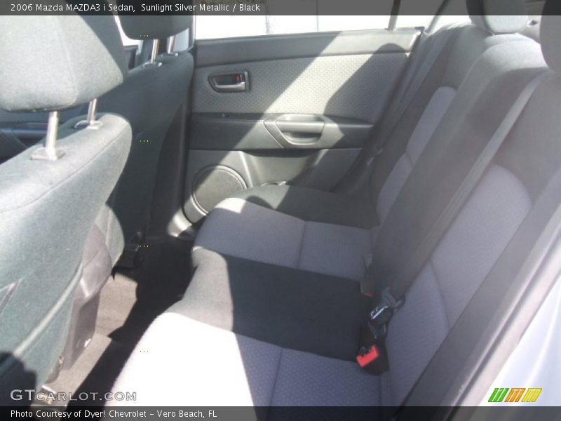 Sunlight Silver Metallic / Black 2006 Mazda MAZDA3 i Sedan