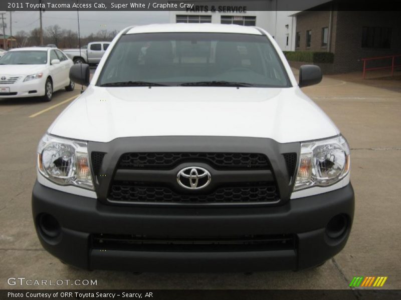 Super White / Graphite Gray 2011 Toyota Tacoma Access Cab
