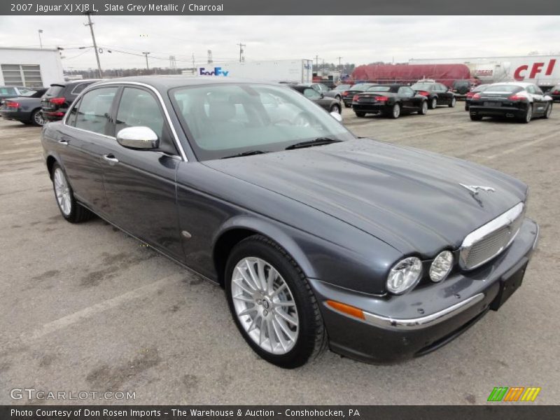 Slate Grey Metallic / Charcoal 2007 Jaguar XJ XJ8 L