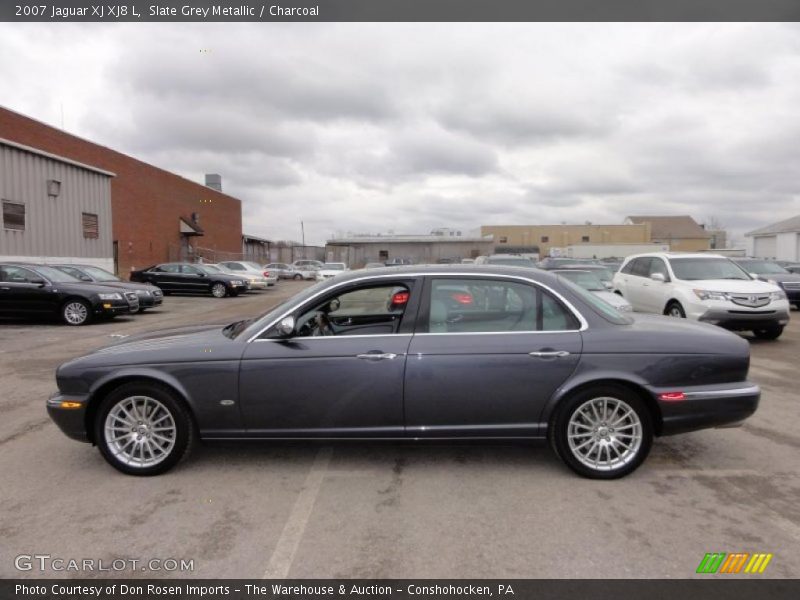 Slate Grey Metallic / Charcoal 2007 Jaguar XJ XJ8 L
