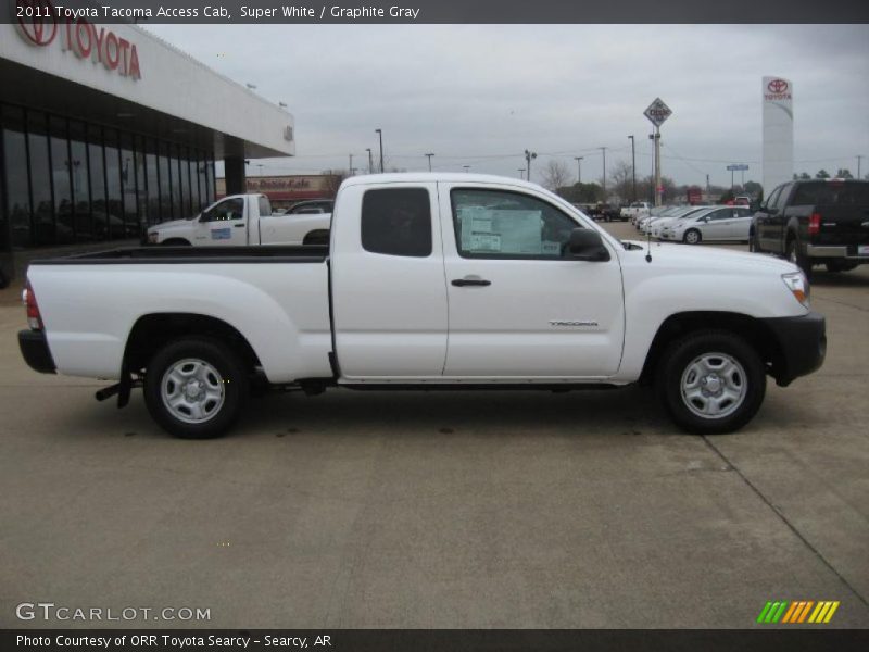 Super White / Graphite Gray 2011 Toyota Tacoma Access Cab