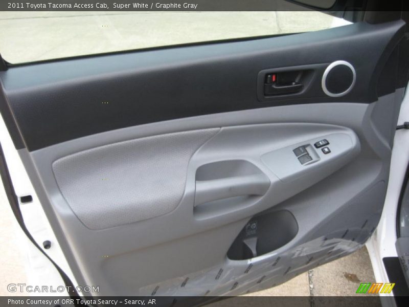 Super White / Graphite Gray 2011 Toyota Tacoma Access Cab