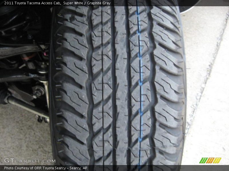 Super White / Graphite Gray 2011 Toyota Tacoma Access Cab