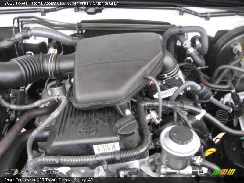 Super White / Graphite Gray 2011 Toyota Tacoma Access Cab