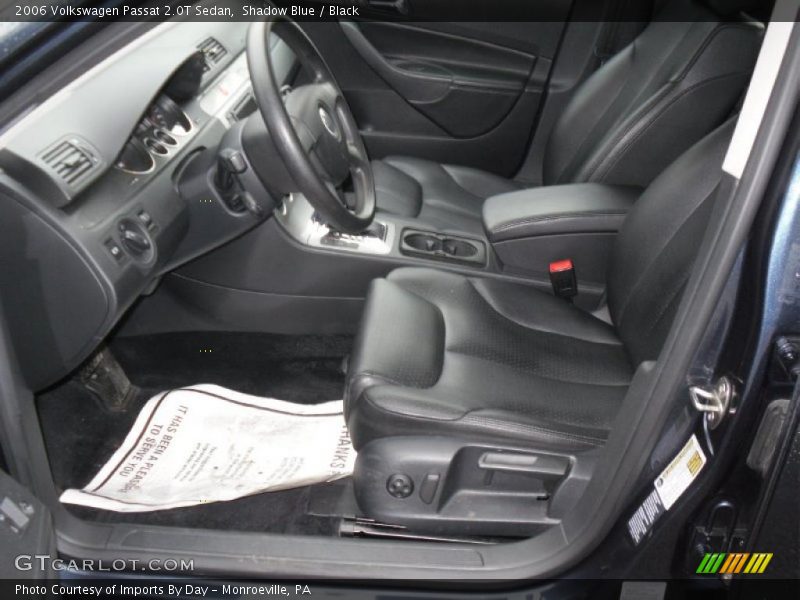 Shadow Blue / Black 2006 Volkswagen Passat 2.0T Sedan