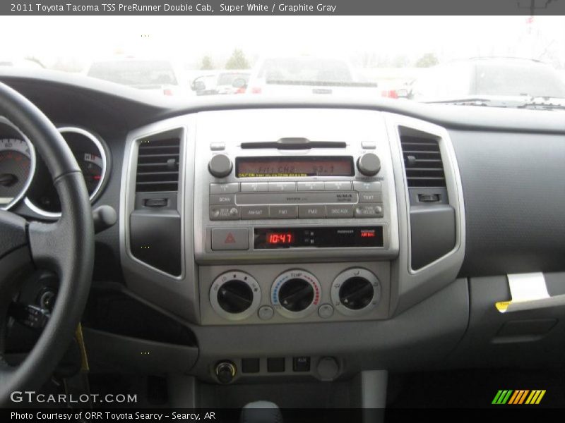 Super White / Graphite Gray 2011 Toyota Tacoma TSS PreRunner Double Cab
