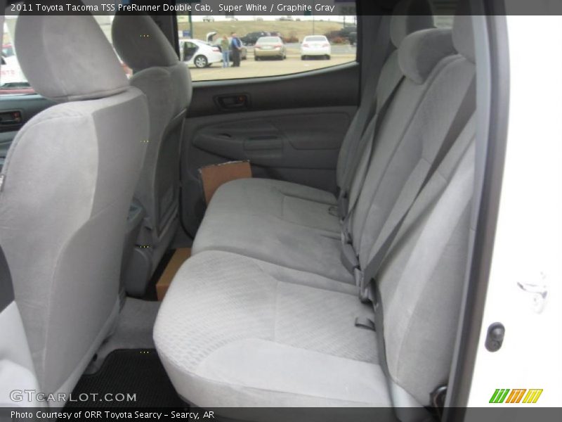 Super White / Graphite Gray 2011 Toyota Tacoma TSS PreRunner Double Cab