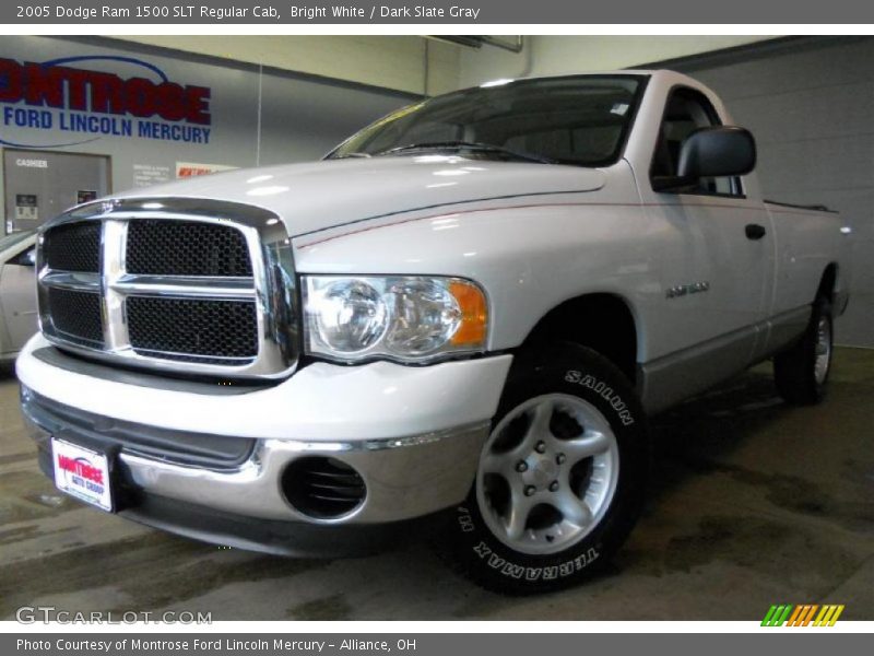 Bright White / Dark Slate Gray 2005 Dodge Ram 1500 SLT Regular Cab