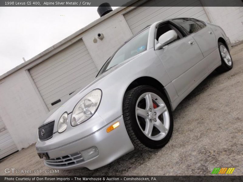 Alpine Silver Metalic / Gray 1998 Lexus GS 400