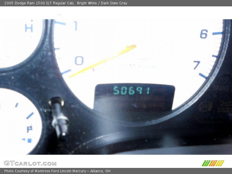 Bright White / Dark Slate Gray 2005 Dodge Ram 1500 SLT Regular Cab