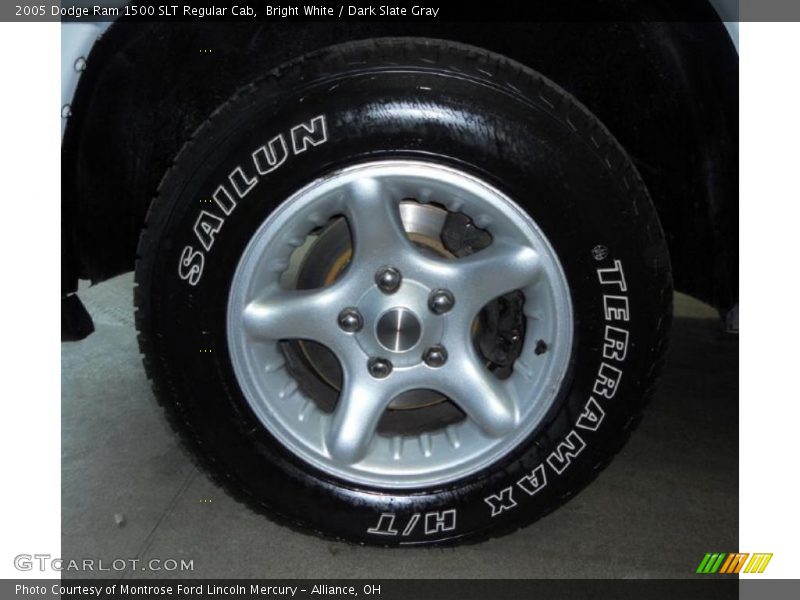 Bright White / Dark Slate Gray 2005 Dodge Ram 1500 SLT Regular Cab