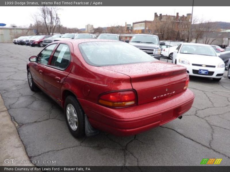 Inferno Red Tinted Pearlcoat / Agate 1999 Dodge Stratus