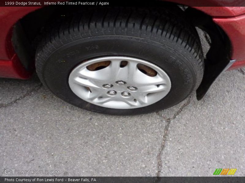 Inferno Red Tinted Pearlcoat / Agate 1999 Dodge Stratus