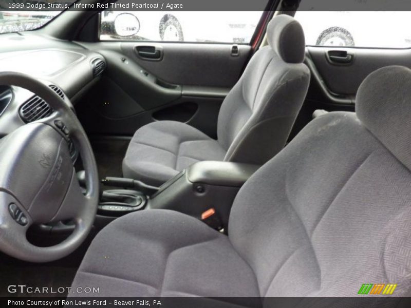 Inferno Red Tinted Pearlcoat / Agate 1999 Dodge Stratus