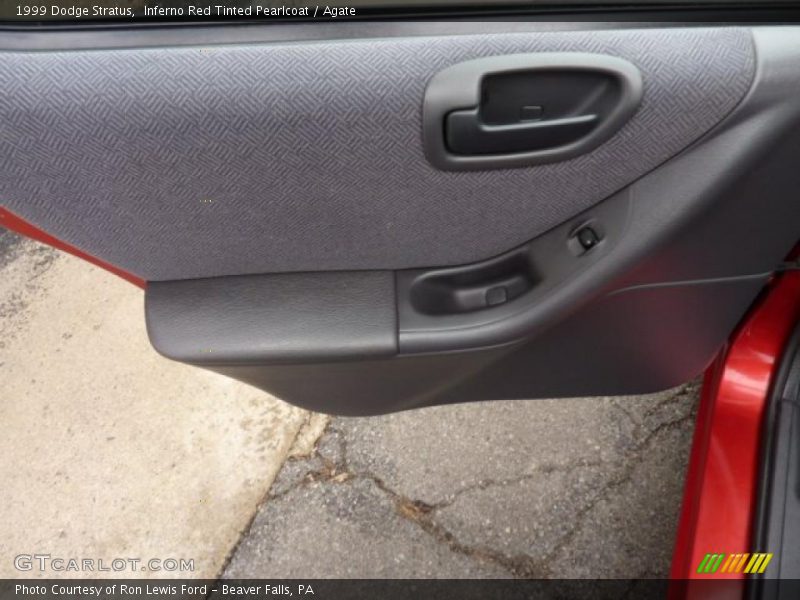 Inferno Red Tinted Pearlcoat / Agate 1999 Dodge Stratus