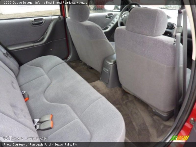 Inferno Red Tinted Pearlcoat / Agate 1999 Dodge Stratus